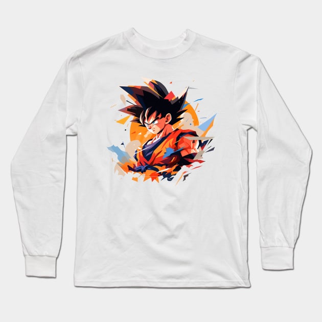 goku Long Sleeve T-Shirt by pokermoment